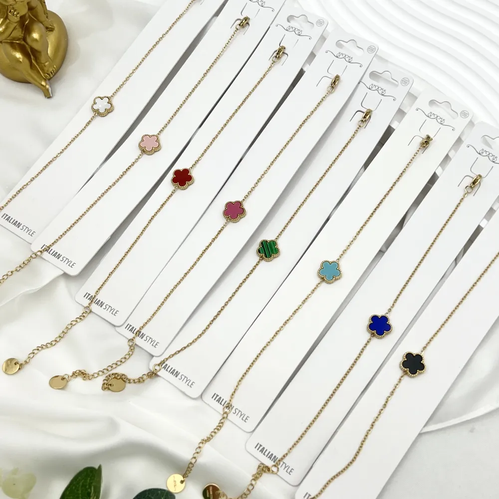 Fiore-Bracciale in Acciaio - BAC-413-2035