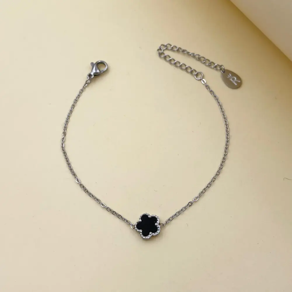 Fiore Margherita-Bracciale in Acciaio con Chiusura - BAC-413-255