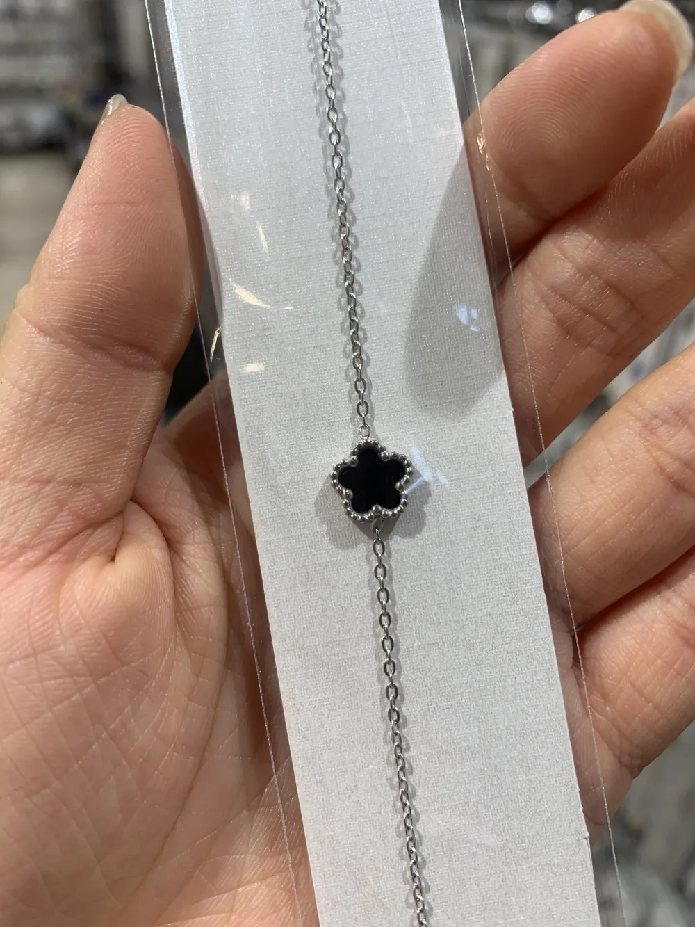 Fiore Margherita-Bracciale in Acciaio con Chiusura - BAC-413-255