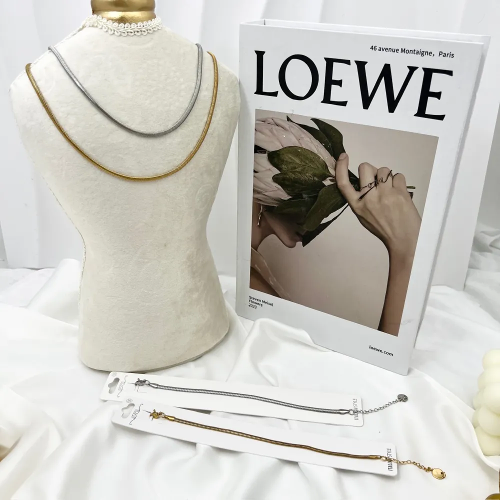 Serpente 3mm -Bracciale in Acciaio - BAC-413-3126