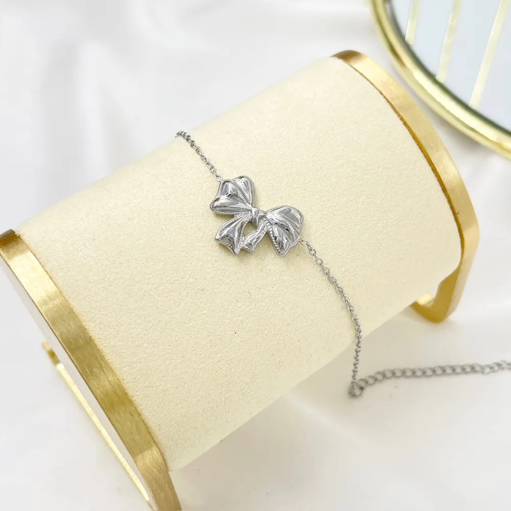 Fiocco-Bracciale in Acciaio - BAC-413-3145