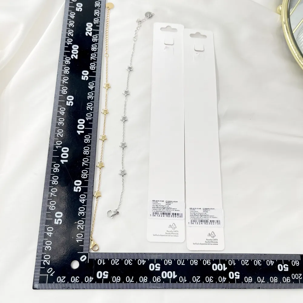 Stella Bombato-Bracciale in Acciaio - BAC-413-3148