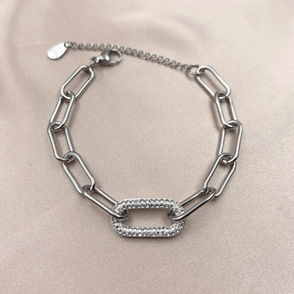 BAC7070-Ovale Piccolo-Bracciale in Acciaio - BAC7070-Ovale Piccolo-Bracciale in Acciaio