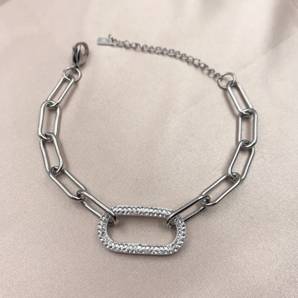 BAC7071-Ovale Grande- Bracciale in Acciaio - BAC7071-Ovale Grande- Bracciale in Acciaio