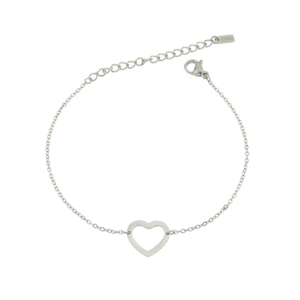 BAC7211-Cuore - Bracciale in Acciaio - BAC7211-Cuore - Bracciale in Acciaio