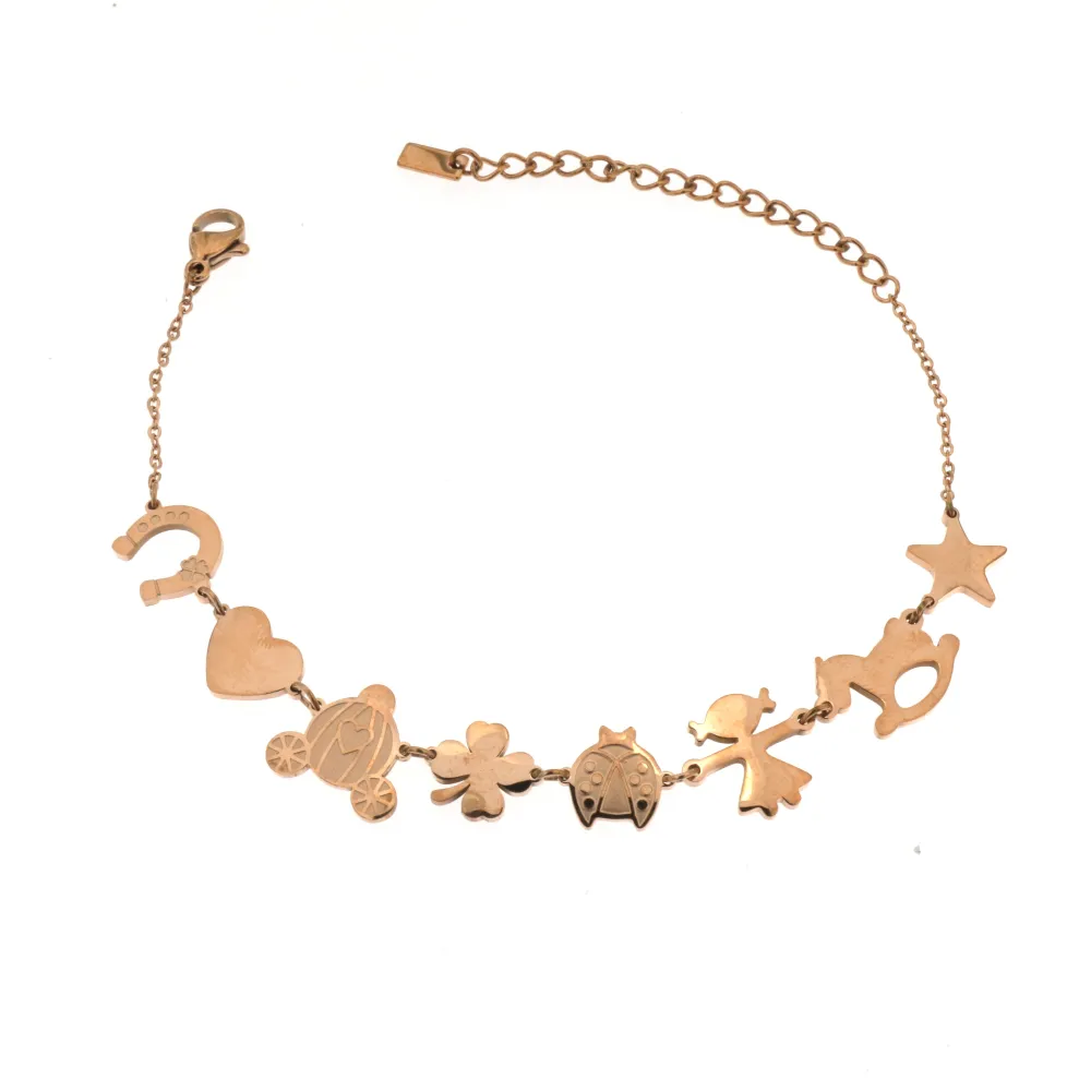 BAC-Favola 5403 - Bracciale Doppio Filo in Acciaio - BAC-Favola 5403 - Bracciale Doppio Filo in Acciaio