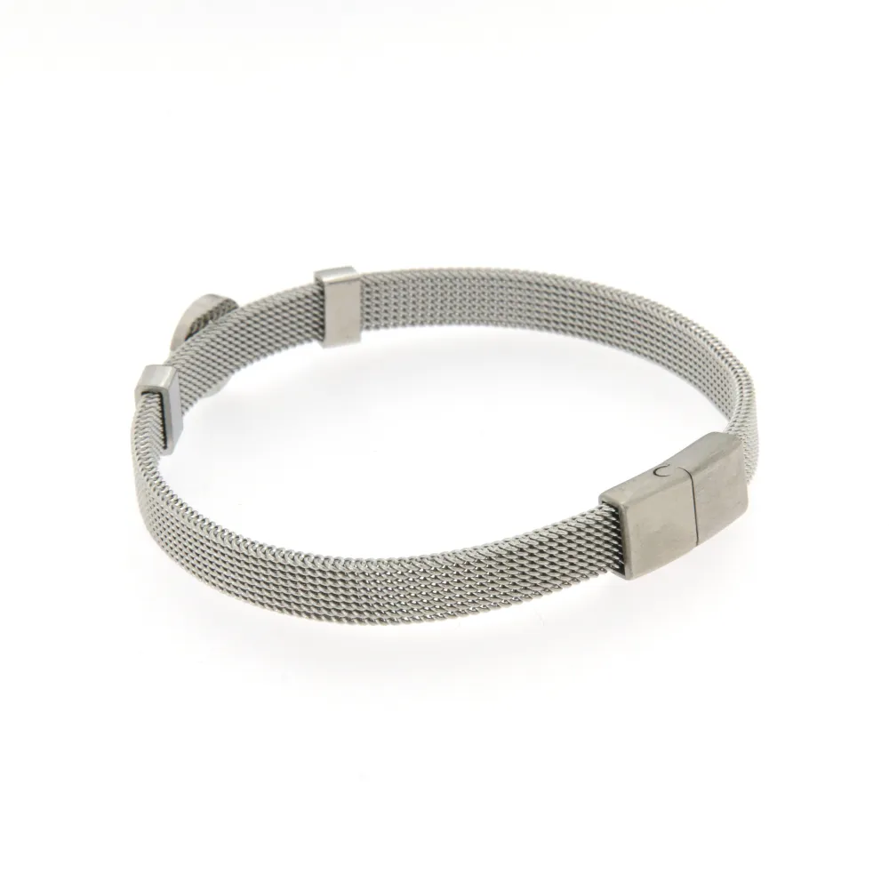 BAC-Tondo 5514 - Bracciali con Chiusura in Acciaio - BAC-Tondo 5514 - Bracciali con Chiusura in Acciaio