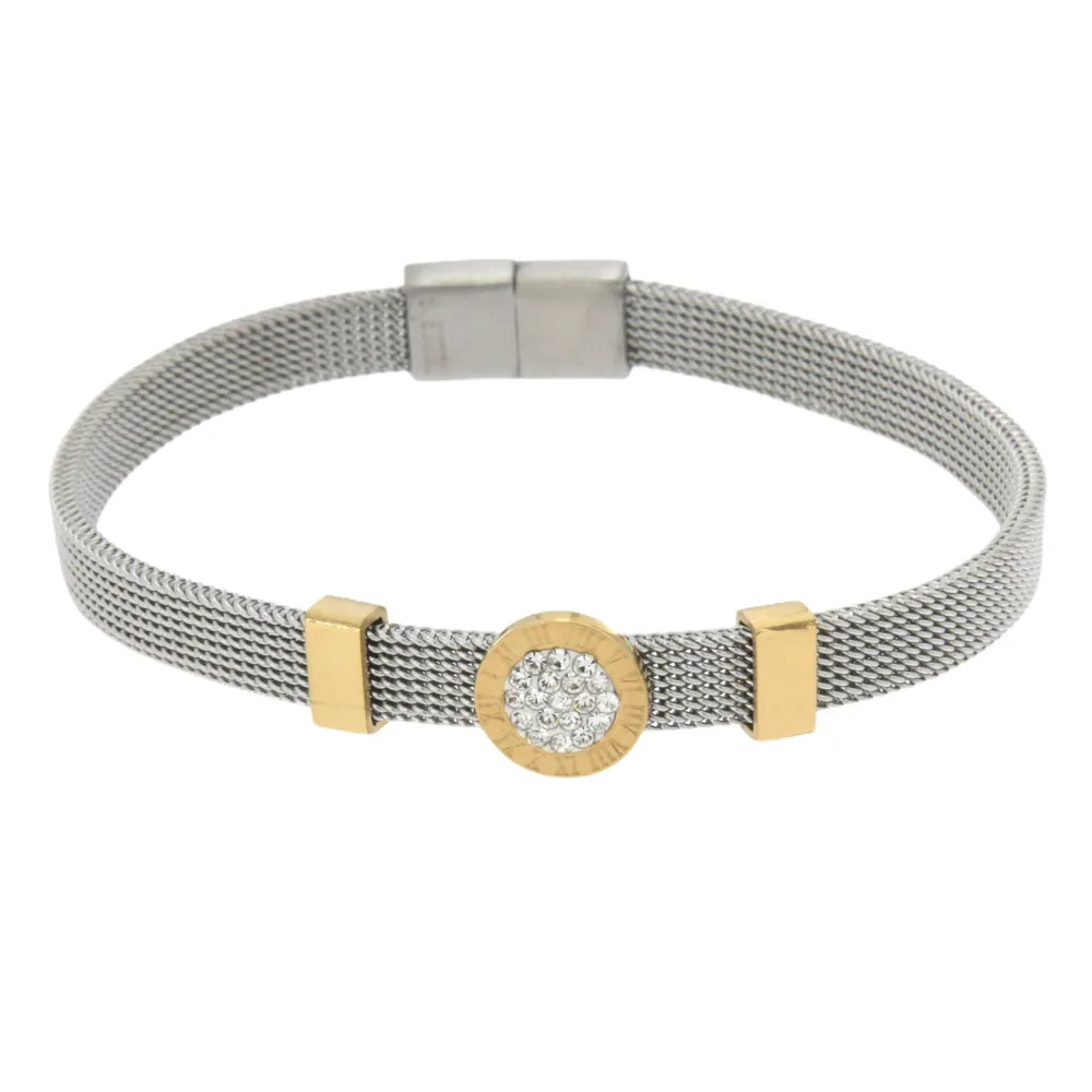 BAC-Tondo 5514 - Bracciali con Chiusura in Acciaio - BAC-Tondo 5514 - Bracciali con Chiusura in Acciaio