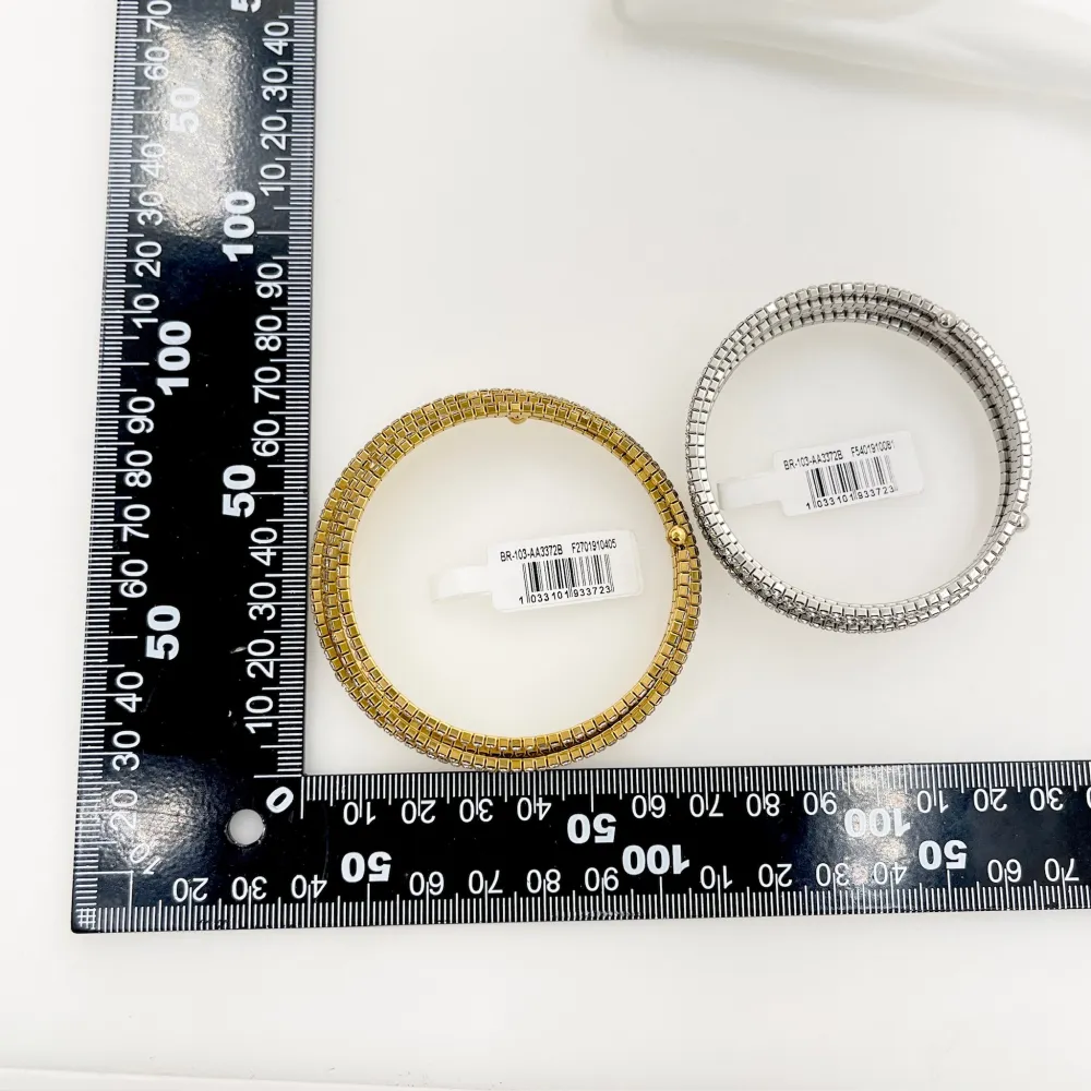 Tennis-Bracciale Rigido in Acciaio - BAR-103-AA3372B