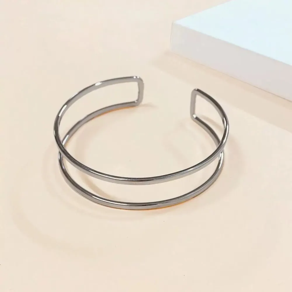 Semplice -Bracciale da Braccio in Acciaio - BAR-413-002