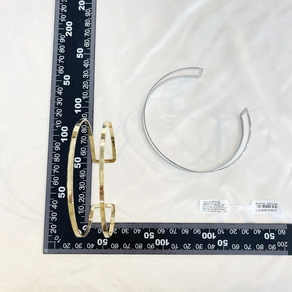 Semplice -Bracciale da Braccio in Acciaio - BAR-413-002