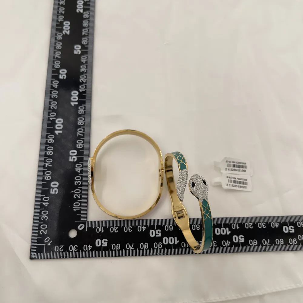 Serpente Smaltato-Bracciale Rigido in Acciaio - BAR-413-2254