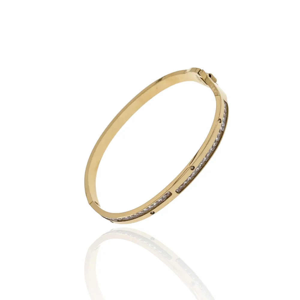 Tennis-Bracciale Rigido in Acciaio - BAR-413-2288