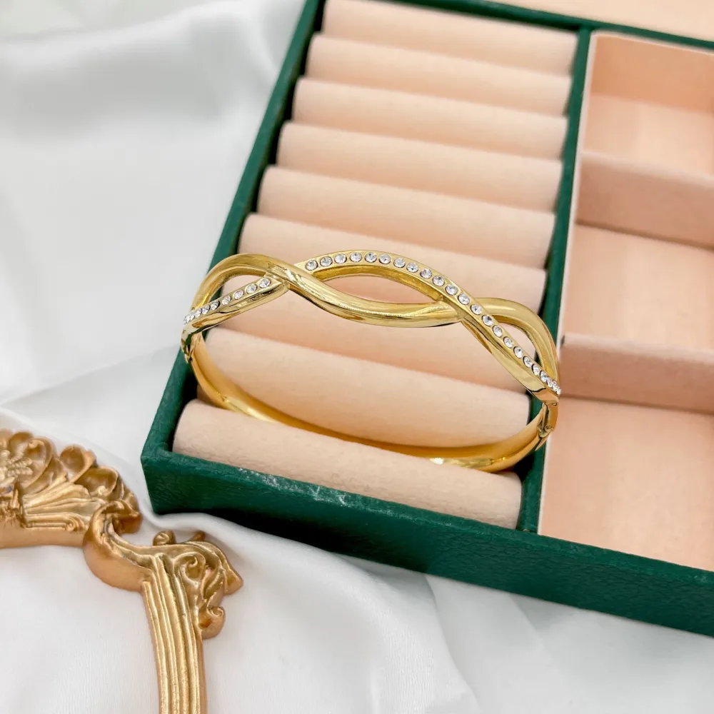 Infinito-Bracciale Rigido in Acciaio - BAR-413-387