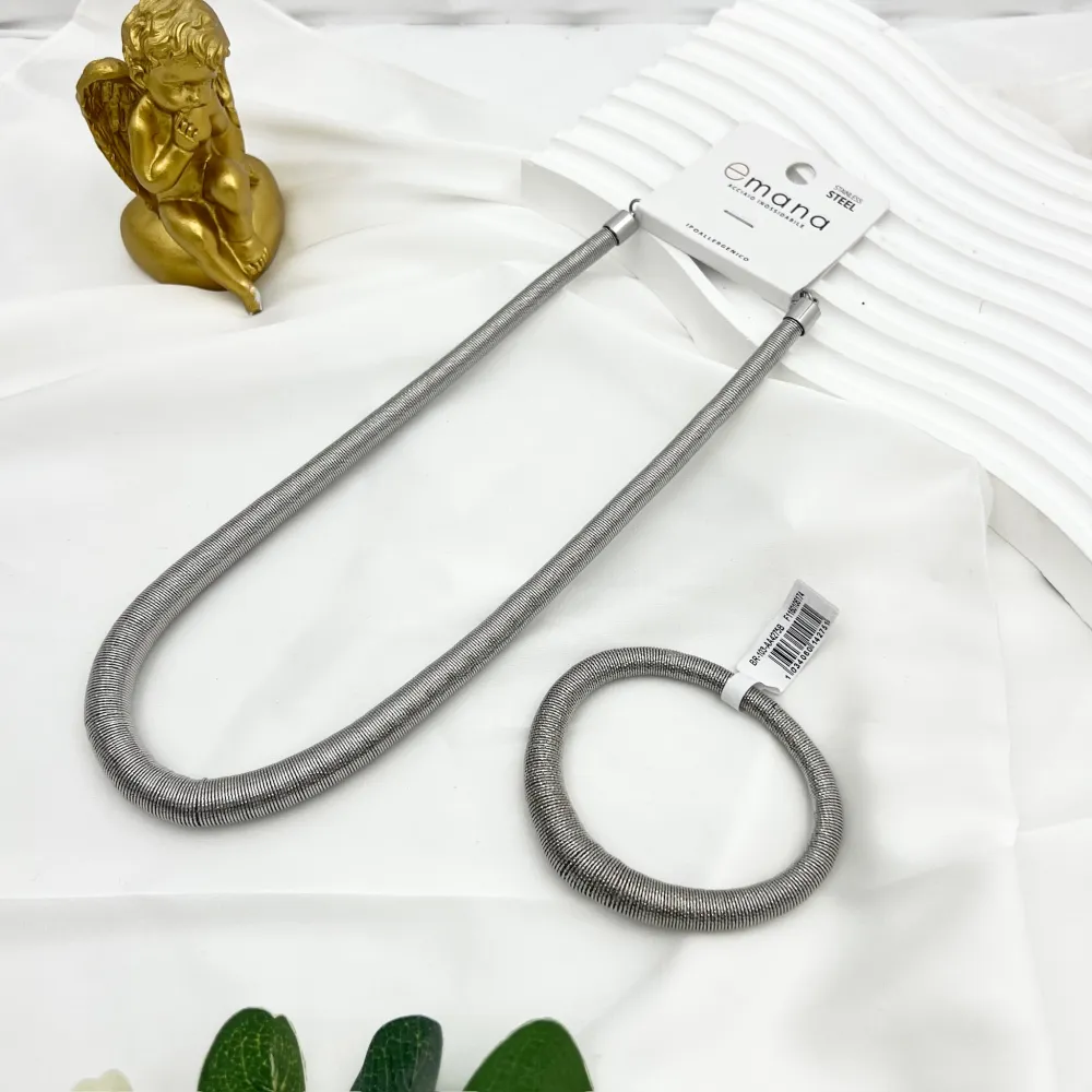 Molla-Bracciale Rigido in Acciaio - BAR-413-4275B