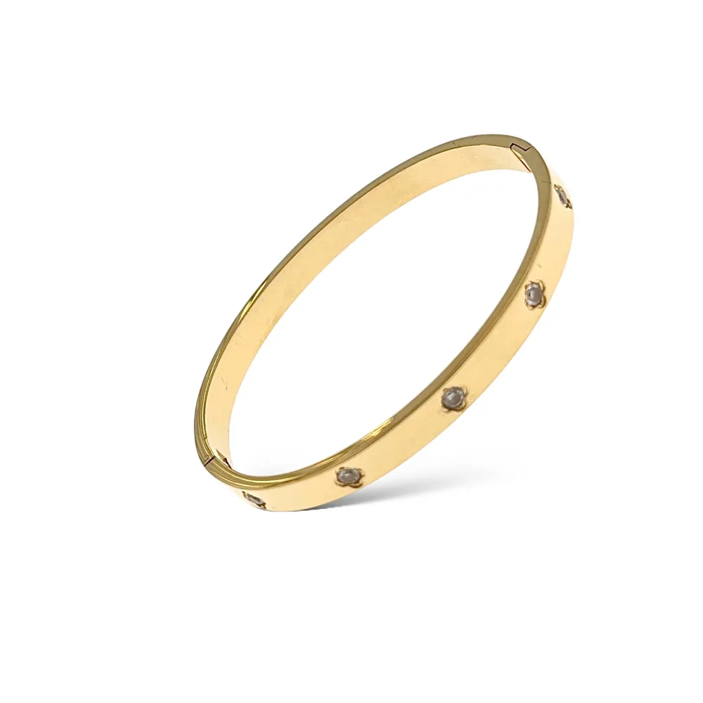 Punto Luce  -Bracciale Rigido in Acciaio - BAR-413-8420