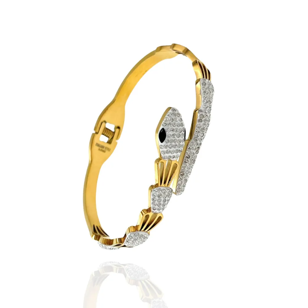 Serpente-Bracciale Rigido in Acciaio - BAR-413-S1355