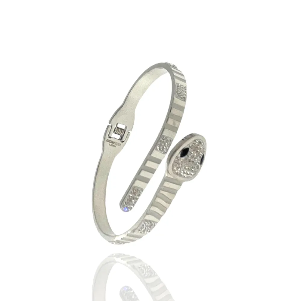 Serpente-Bracciale Rigido in Acciaio - BAR-413-S1356