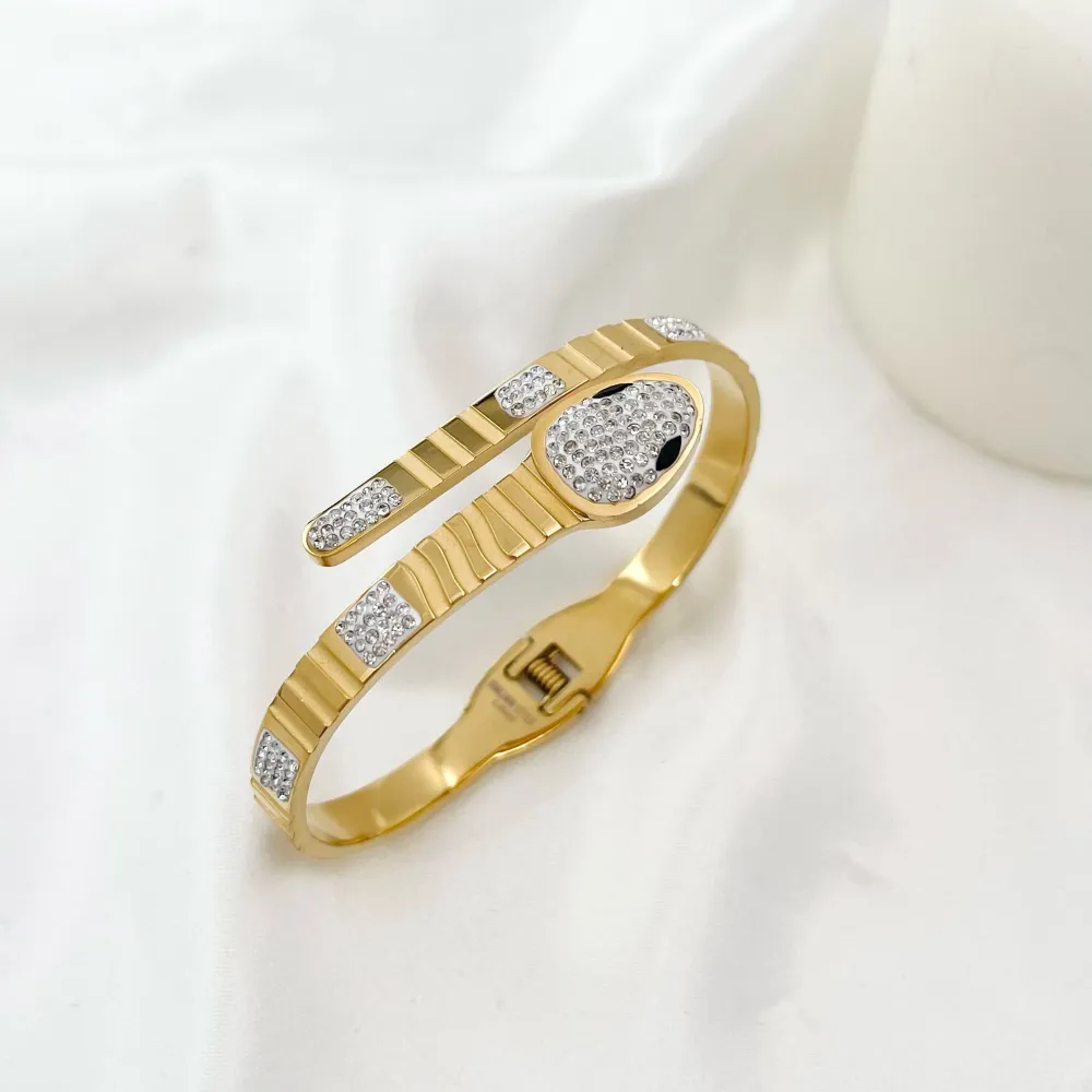 Serpente-Bracciale Rigido in Acciaio - BAR-413-S1356