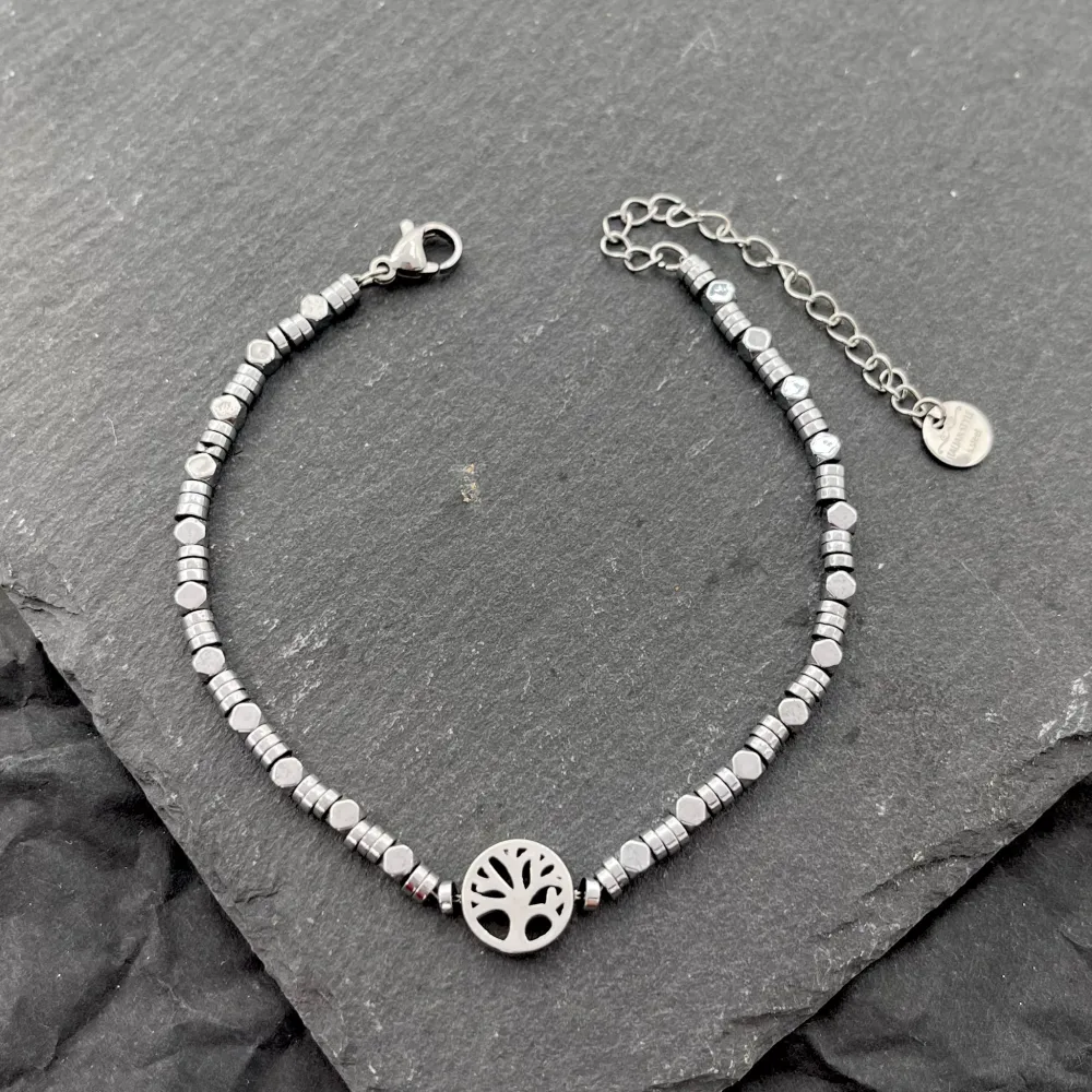 Albero della Vita-Bracciale in Acciaio da Uomo - BAU-103-AA2516B 4mm