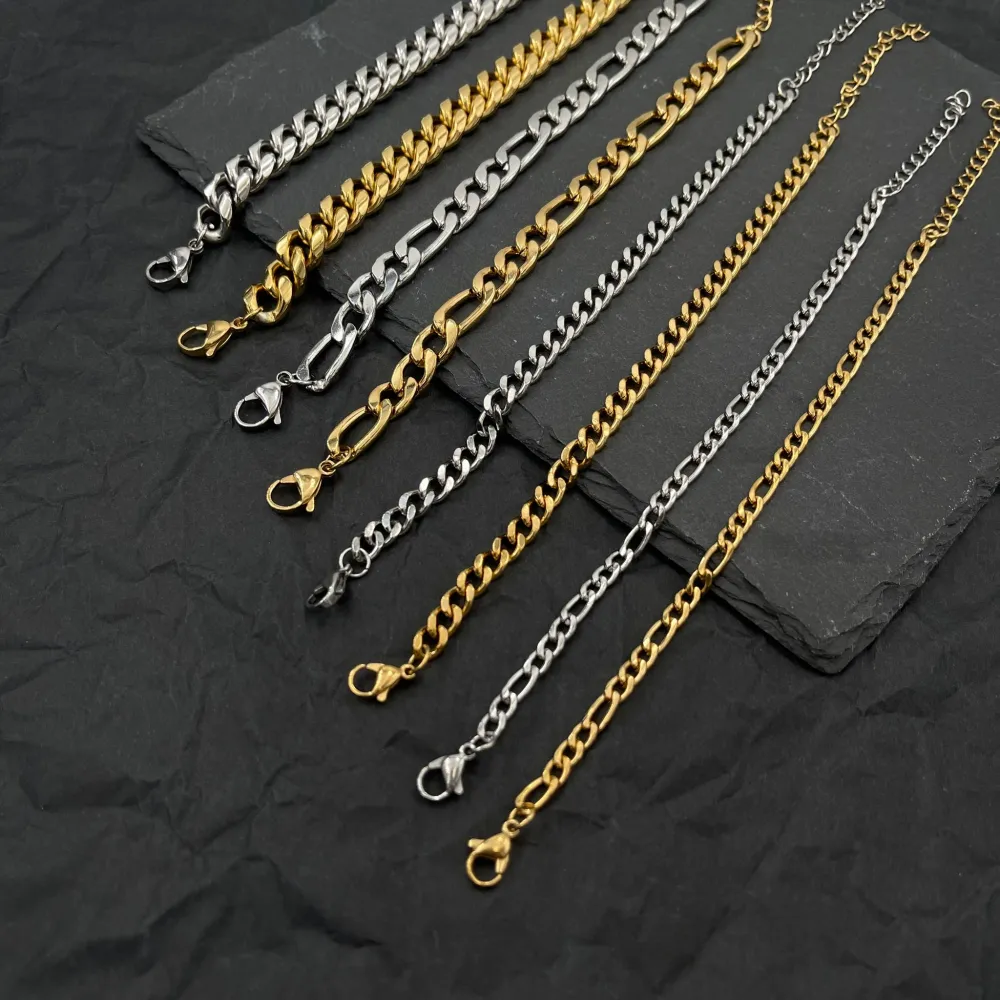 Catena 3+1 Grande -Bracciale in Acciaio - BAU-208-232