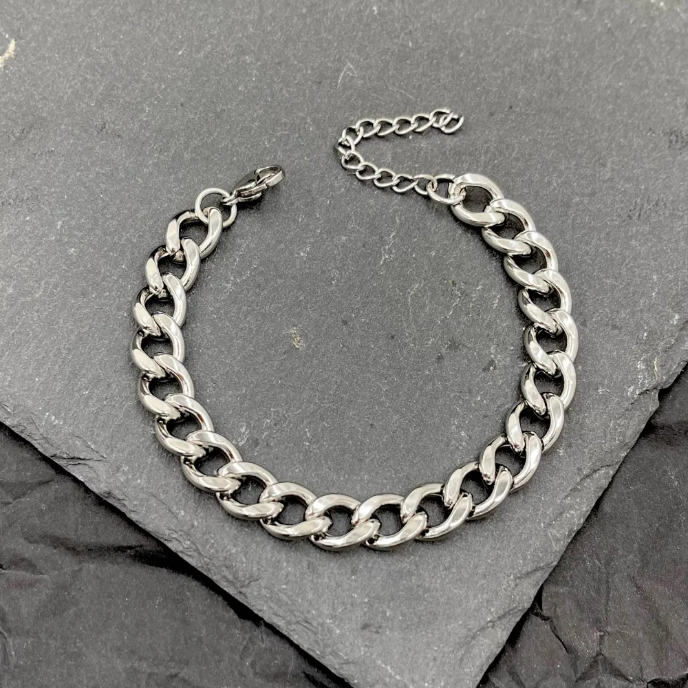 Catena 9mm 1.4NK3.1-Bracciale Unisex in Acciaio - BAU-208-244 9mm