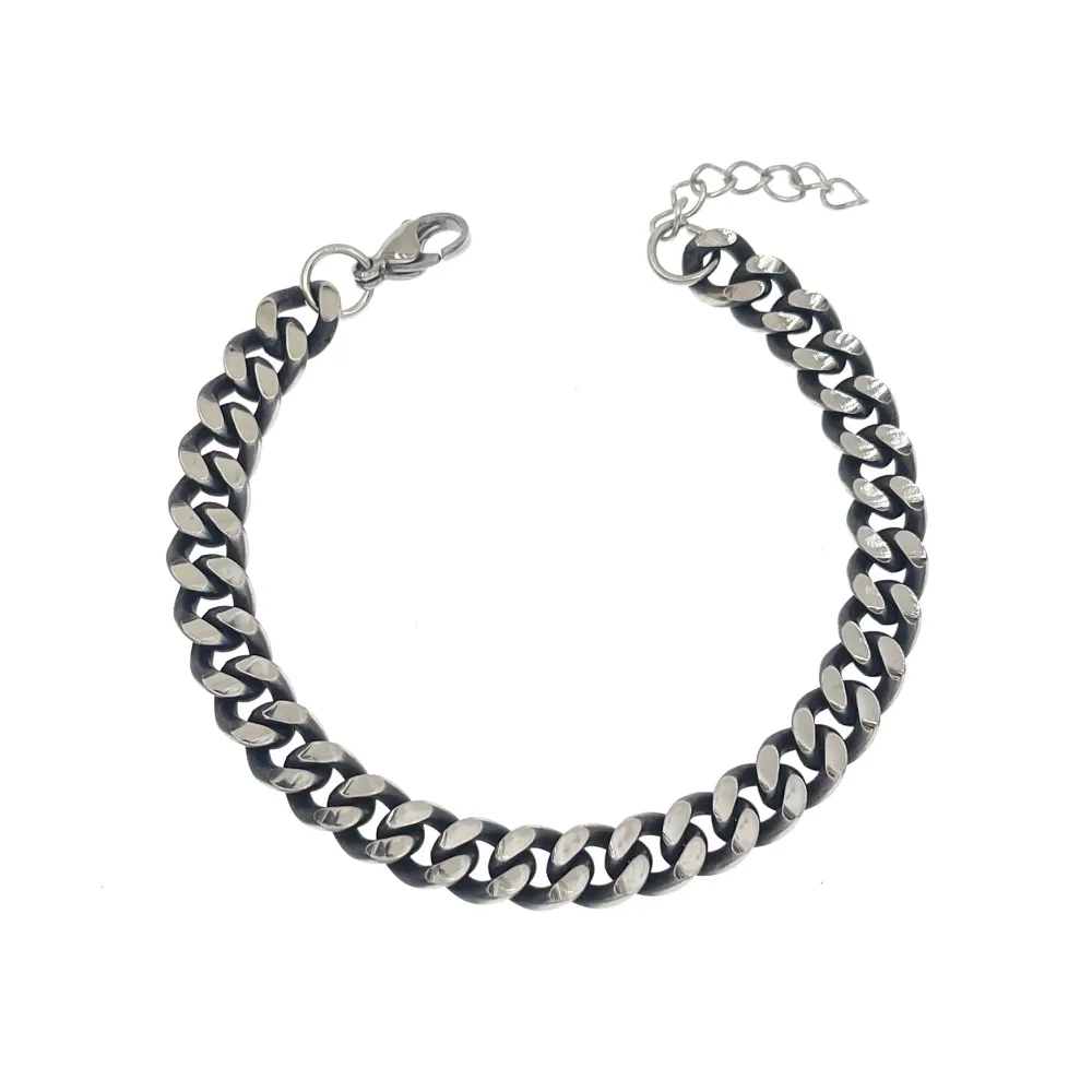 Catena 8mm-Bracciale da Uomo in Acciaio - BAU-208-265 8mm