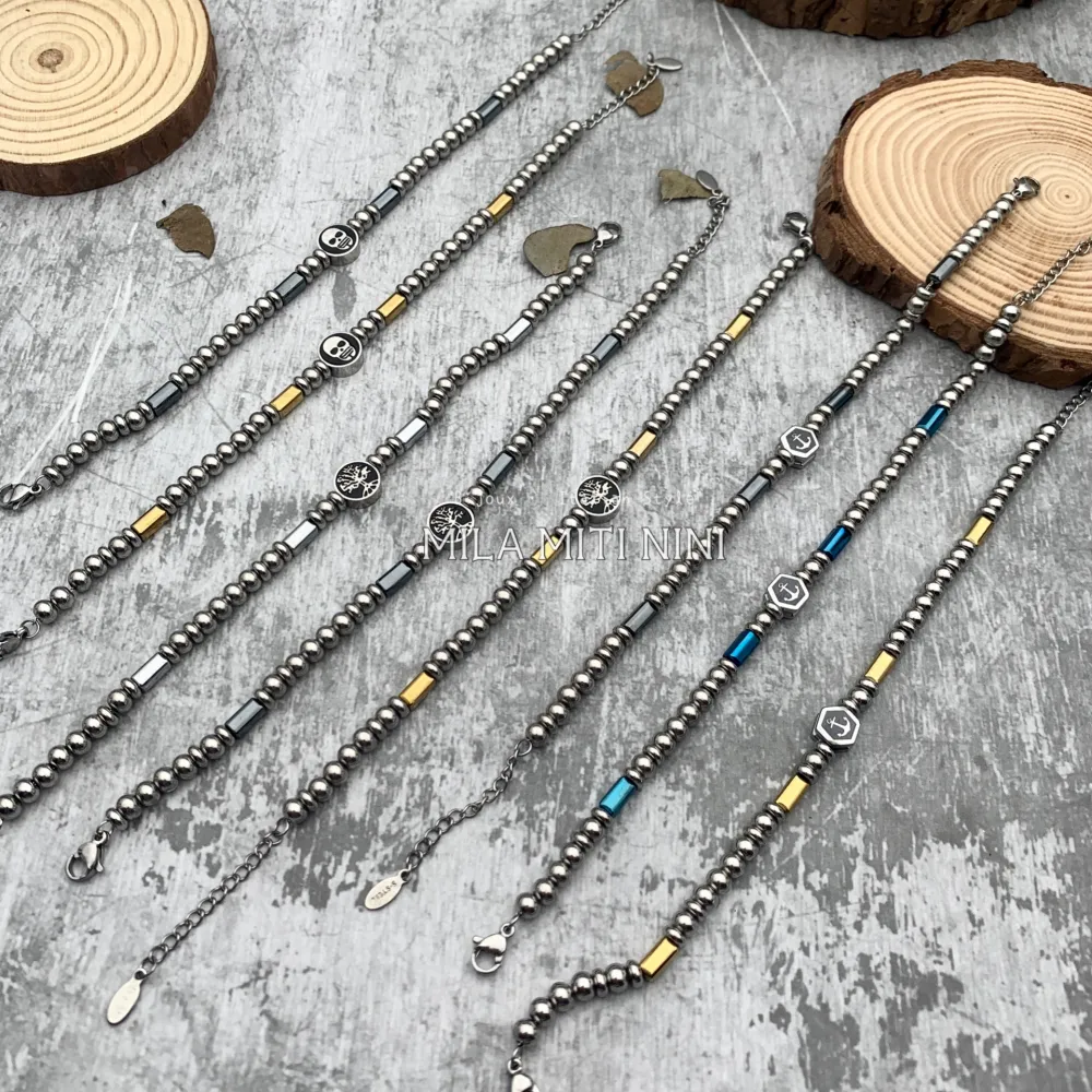 BAU600-A68-Albero della Vita-Bracciale Unisex in Acciaio - BAU600-A68-Albero della Vita-Bracciale Unisex in Acciaio