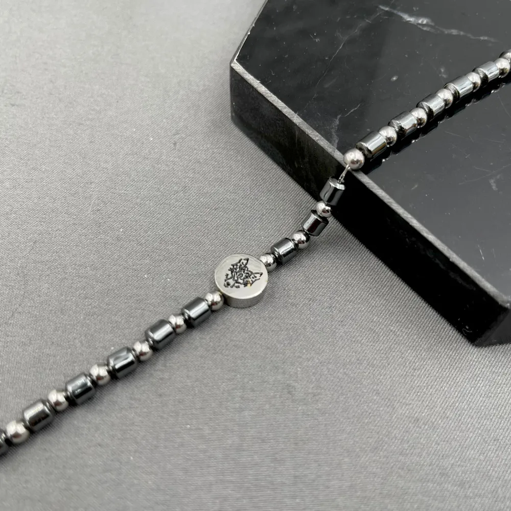 Lupo-Bracciale in Acciaio da Uomo - BAU-600-B110S