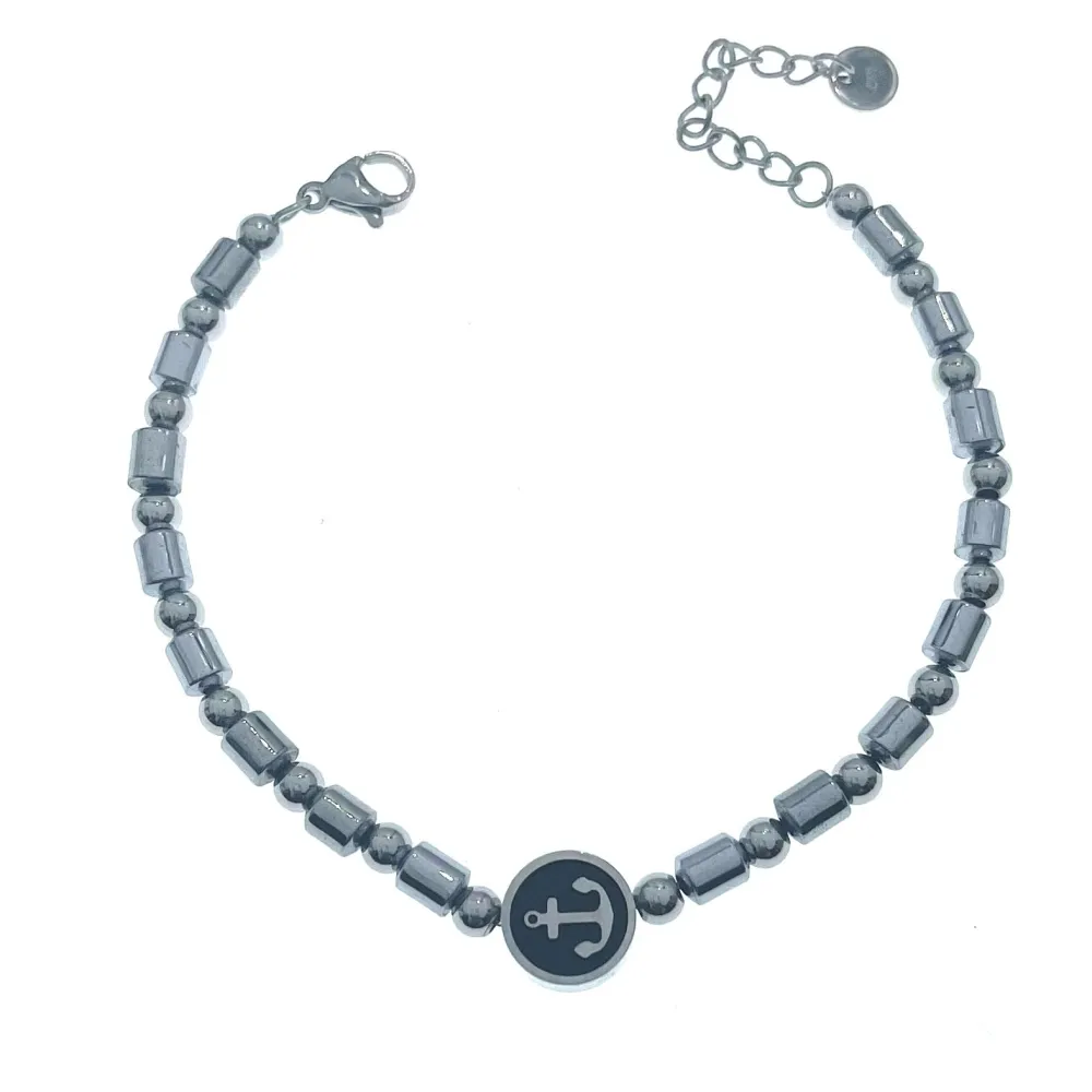 A’ncora-Bracciale in Acciaio da Uomo - BAU-600-B122