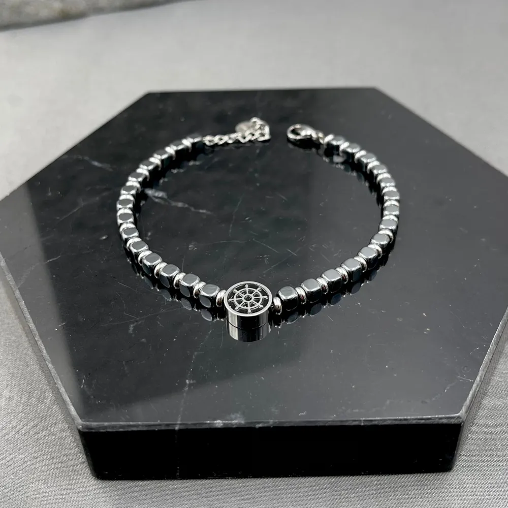 Timone-Bracciale in Acciaio da Uomo - BAU-600-B124