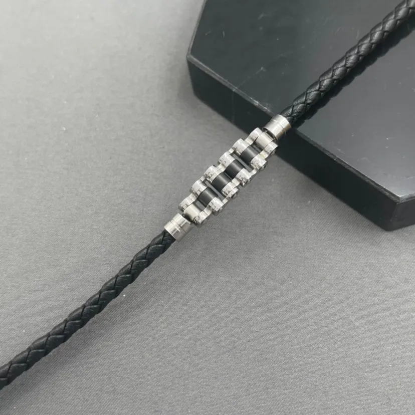 Catena Bici-Bracciale in Acciaio da Uomo - BAU-600-B152