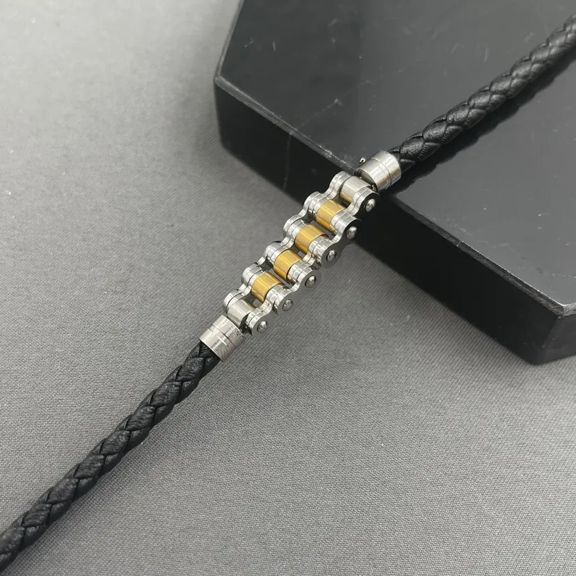 Catena Bici-Bracciale in Acciaio da Uomo - BAU-600-B152