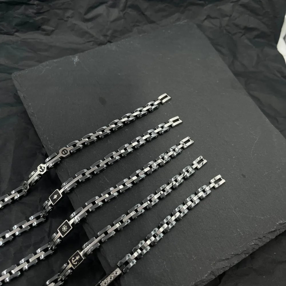 Àncora-Bracciale Uomo in Acciaio - BAU-600-B158S