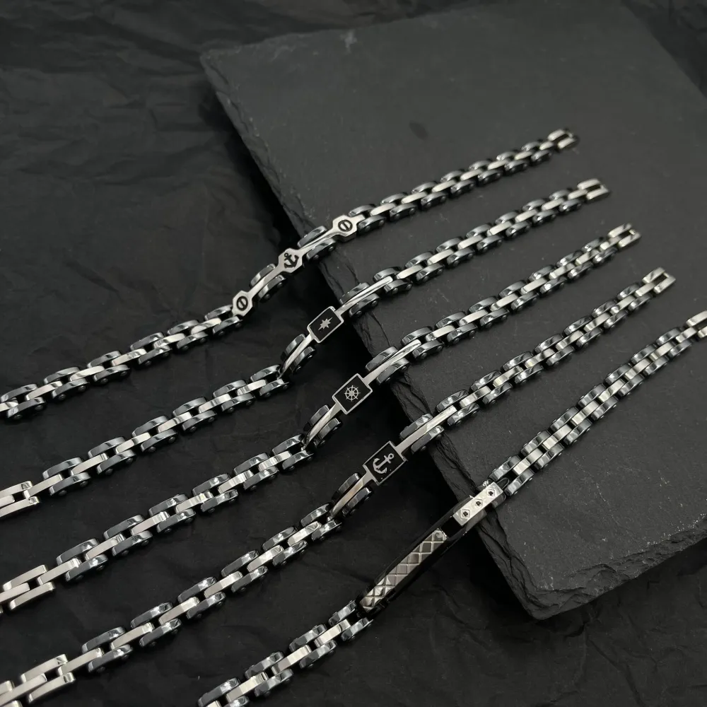 Àncora-Bracciale Uomo in Acciaio - BAU-600-B158S