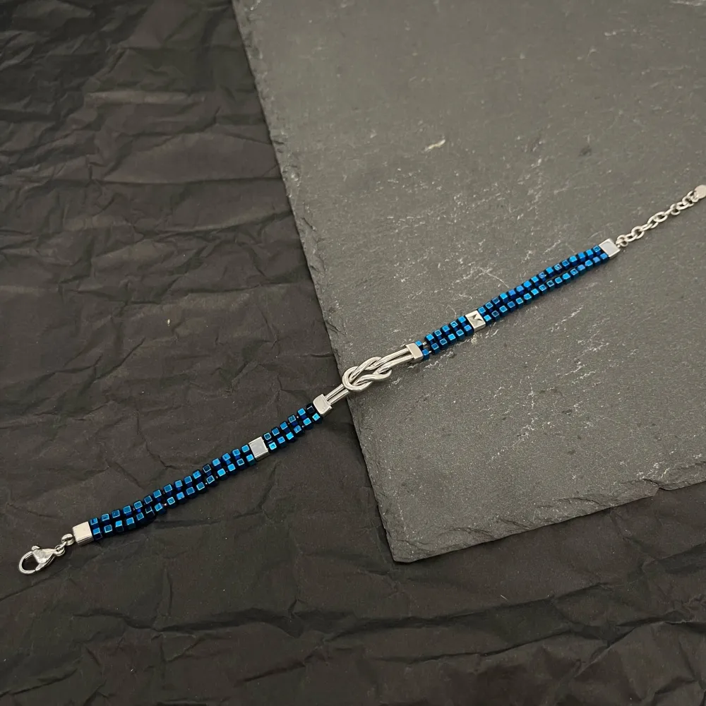 Nodo-Bracciale in Acciaio da Uomo - BAU-600-BMB30030