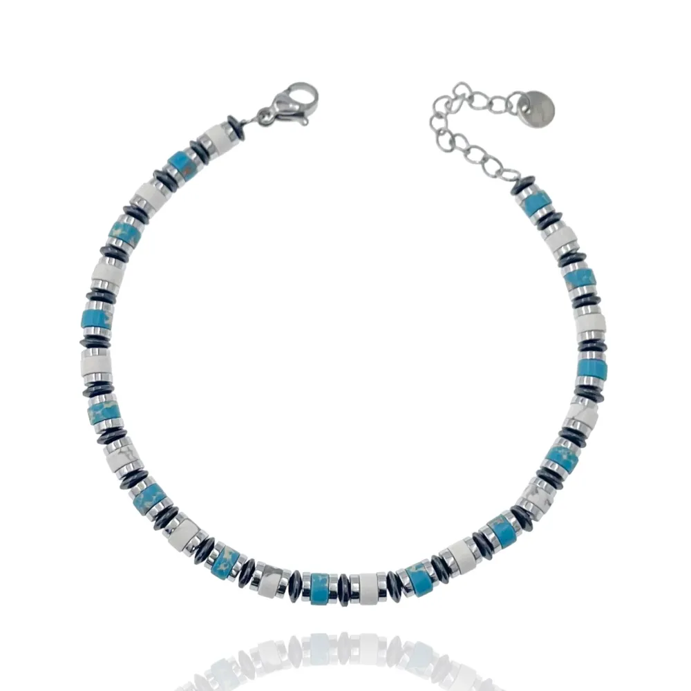 Semplice-Bracciale in Acciaio da Uomo - BAU-600-H191