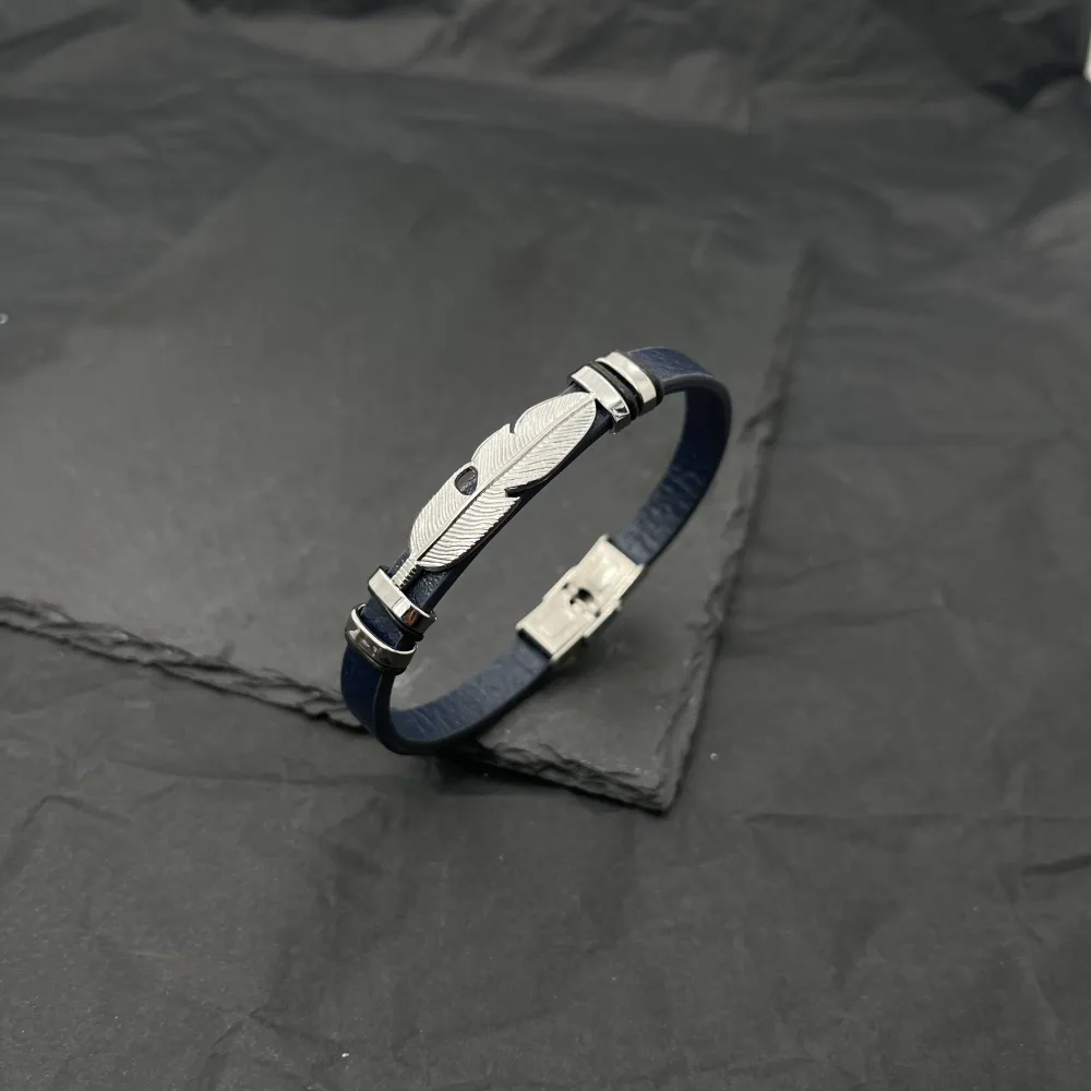 Piuma-Bracciale Uomo in Acciaio - BAU-600-H210