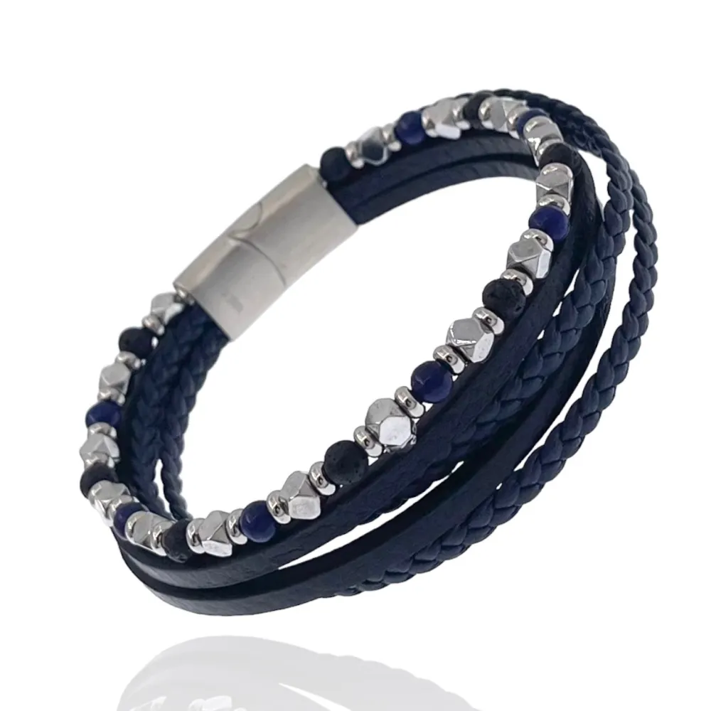 Multifili -Bracciale in Acciaio da Uomo - BAU-600-H260