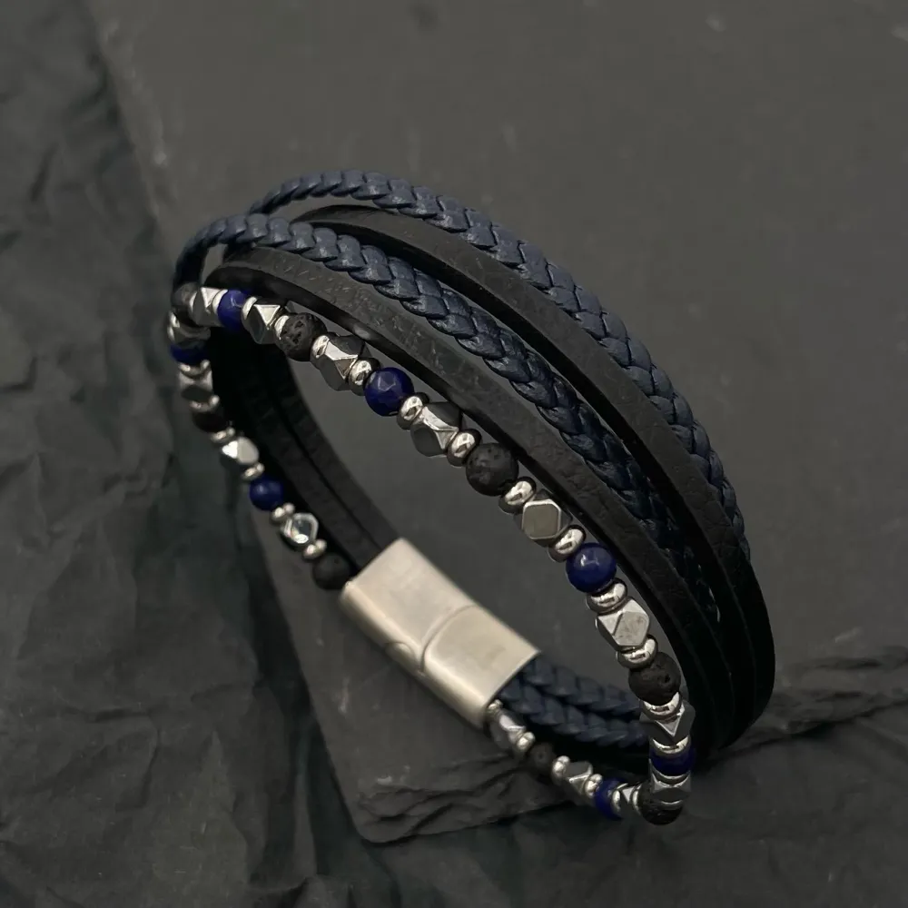 Multifili -Bracciale in Acciaio da Uomo - BAU-600-H260