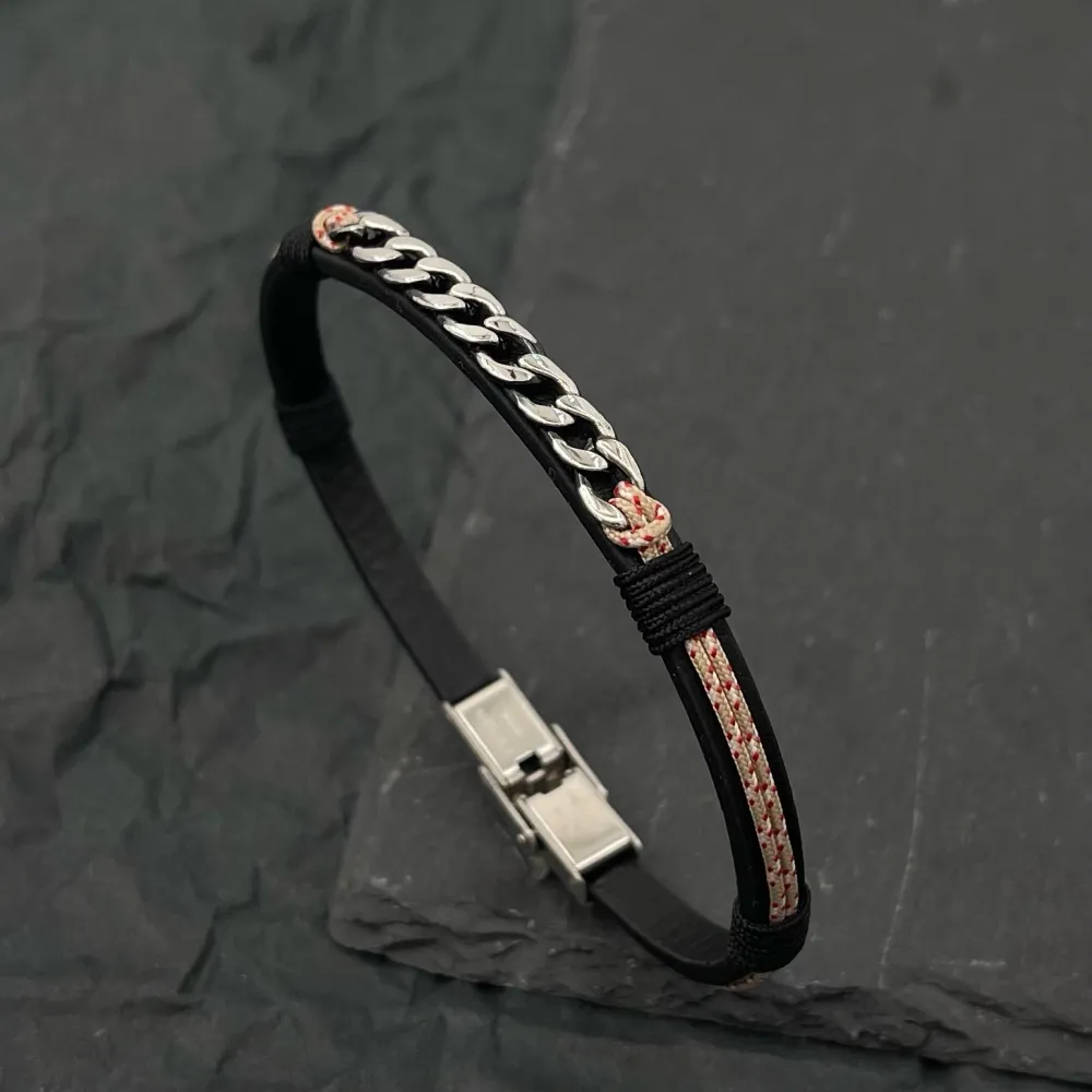 Catena-Bracciale in Acciaio da Uomo - BAU-600-H264