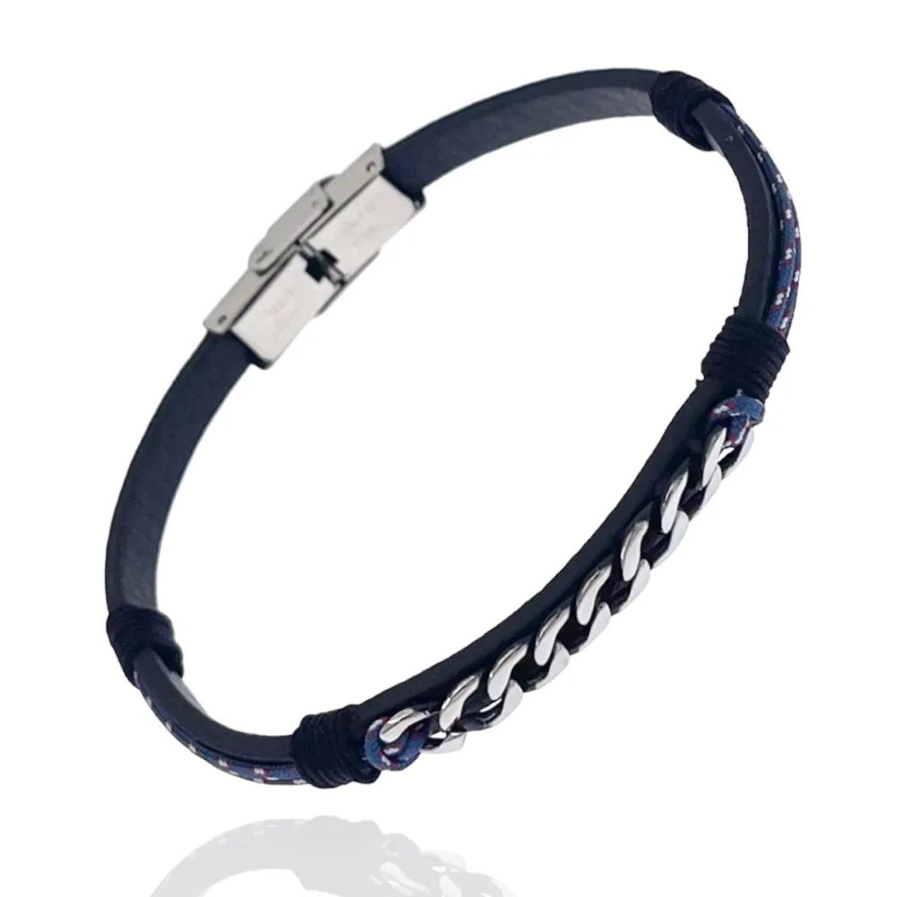 Catena-Bracciale in Acciaio da Uomo - BAU-600-H264