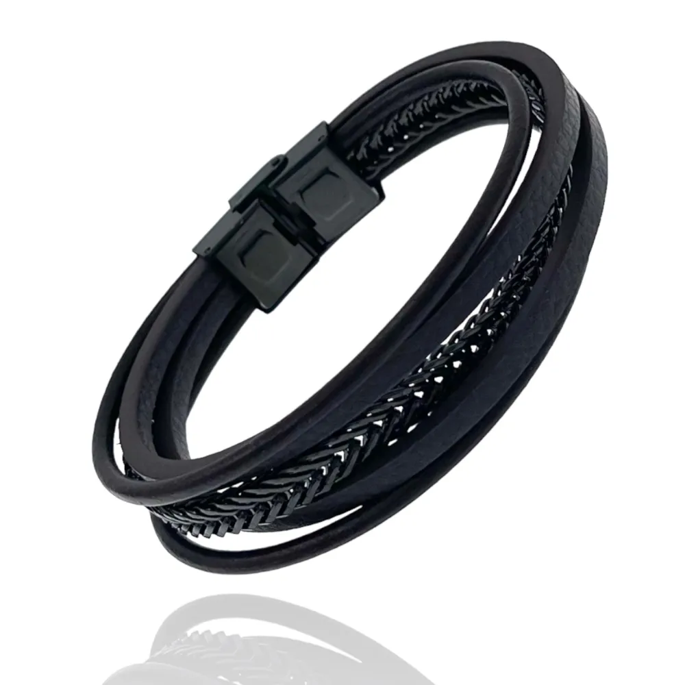 Multifili-Bracciale Uomo in Acciaio - BAU-720-01