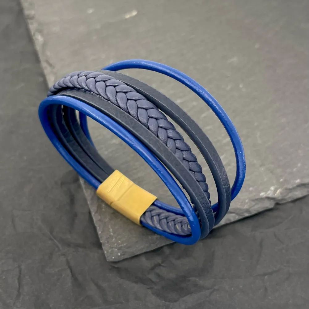 Multifili Intrecciato- Bracciale da Uomo in Acciaio - BAU-720-27