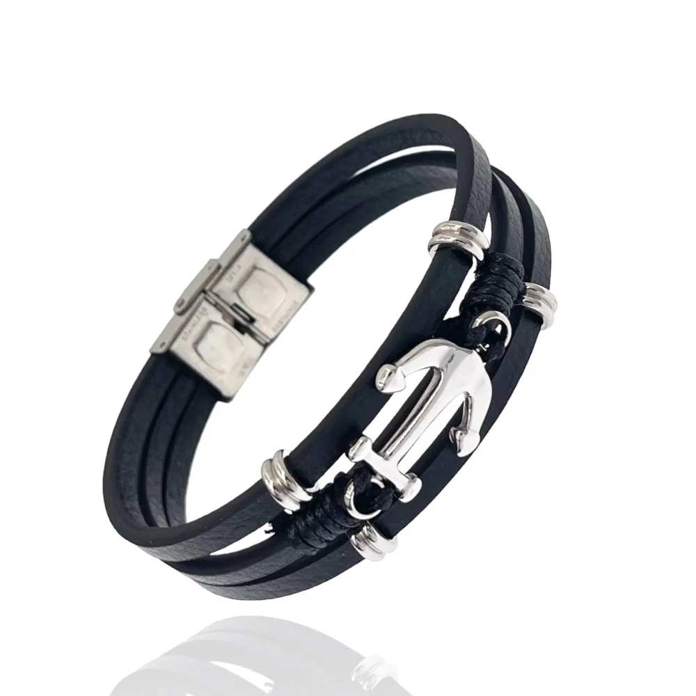 Ancora- Bracciale da Uomo in Acciaio - BAU-720-29