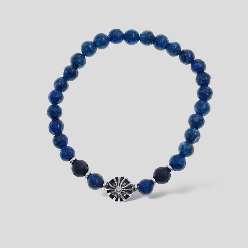 Semplice-Bracciale Elastico in Acciaio da Uomo - BAU-739-08 6mm