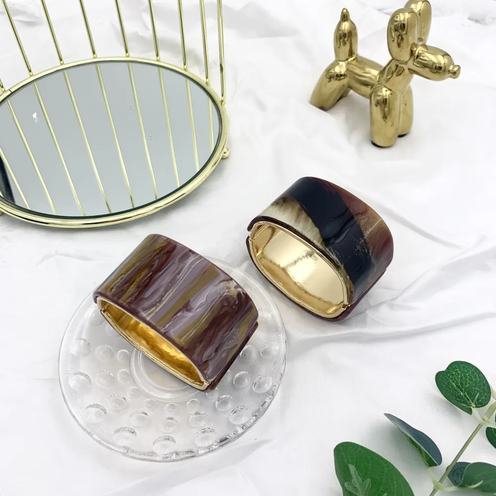 Fantasia-Bracciale Rigido Moda in Resina - BMM-1508