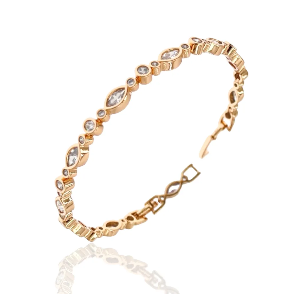 Tennis-Bracciale Tennis con Cubic Zirconia - BMZ-243-12
