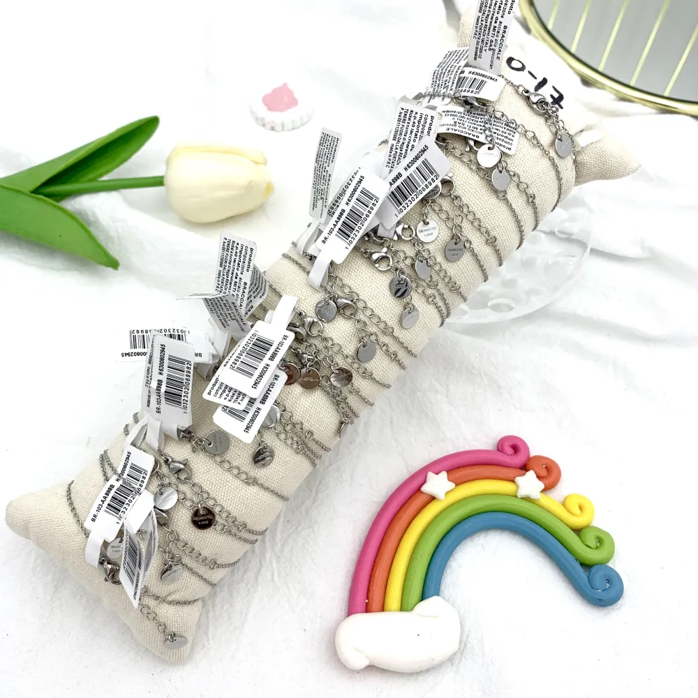 Mix Fantasia Smaltata da Bambina-24Pz Bracciali in Acciaio - BPA-103-AA898B