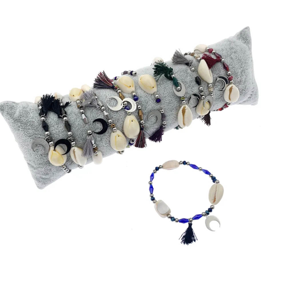 12Pz Bracciali Elastici in Acciaio+Cuscino in Omaggio - BPA104-321